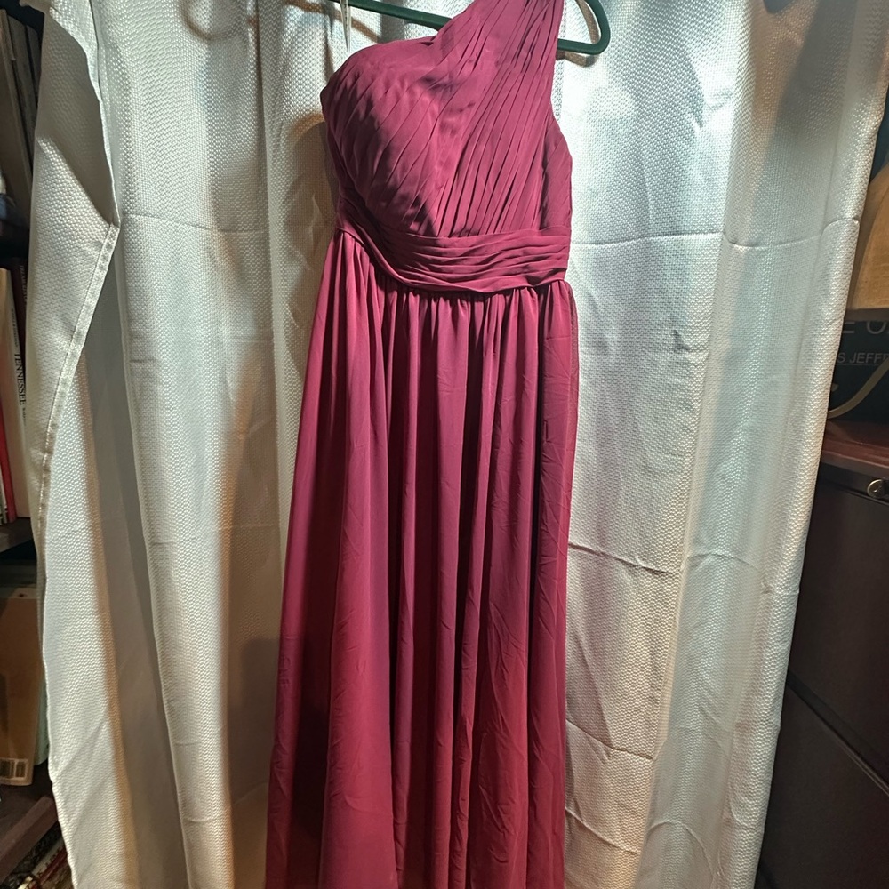 Romantic One-Shoulder Gown | New Year’s Eve Prom & Wedding Guest Dress